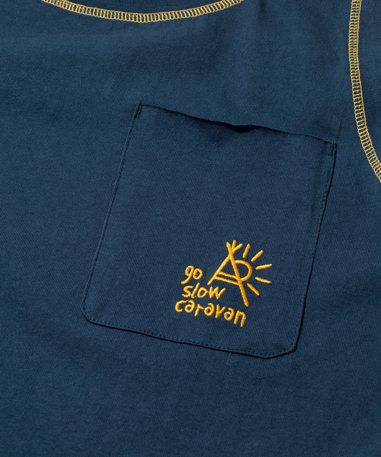 go slow caravan(ゴースローキャラバン) |USA/C タンクトップミドルTEE (WOMENS)