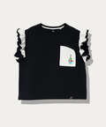 go slow caravan(ゴースローキャラバン) |USA/C フリルスリーブTEE (WOMENS)