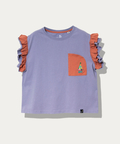 go slow caravan(ゴースローキャラバン) |USA/C フリルスリーブTEE (WOMENS)