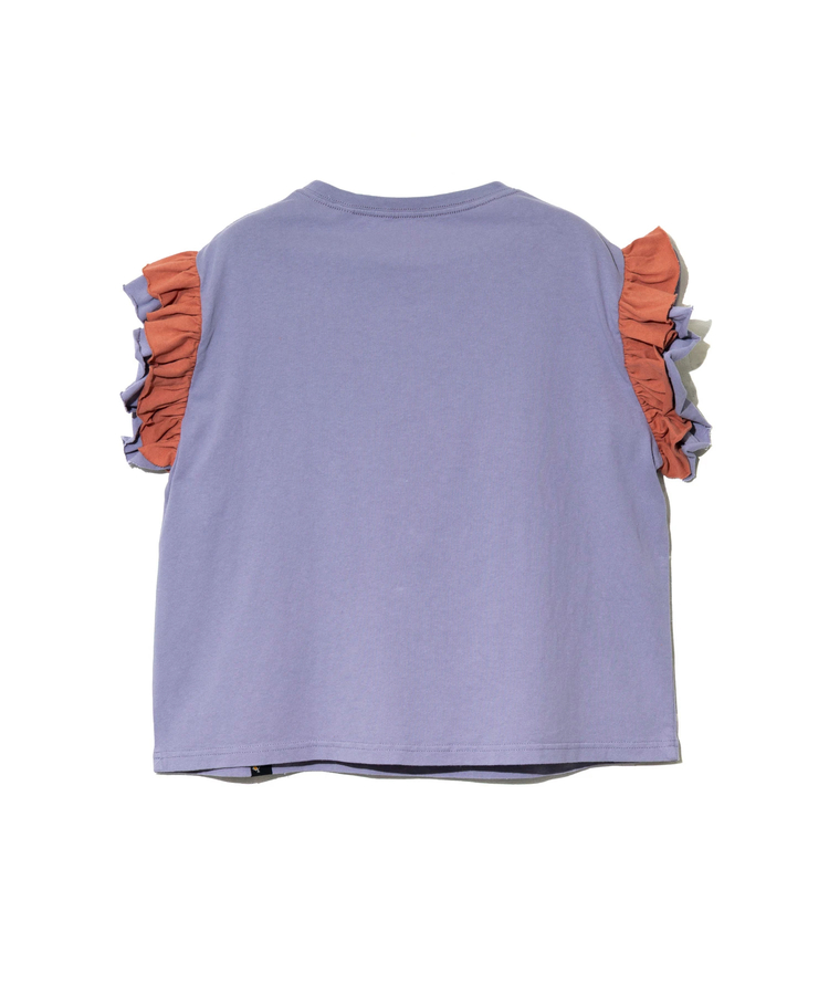 go slow caravan(ゴースローキャラバン) |USA/C フリルスリーブTEE (WOMENS)
