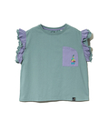 go slow caravan(ゴースローキャラバン) |USA/C フリルスリーブTEE (WOMENS)