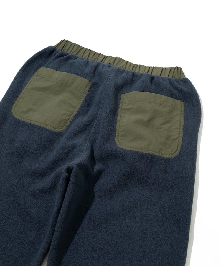 CUBE SUGAR/キューブシュガー フリースxナイロンイージーパンツ