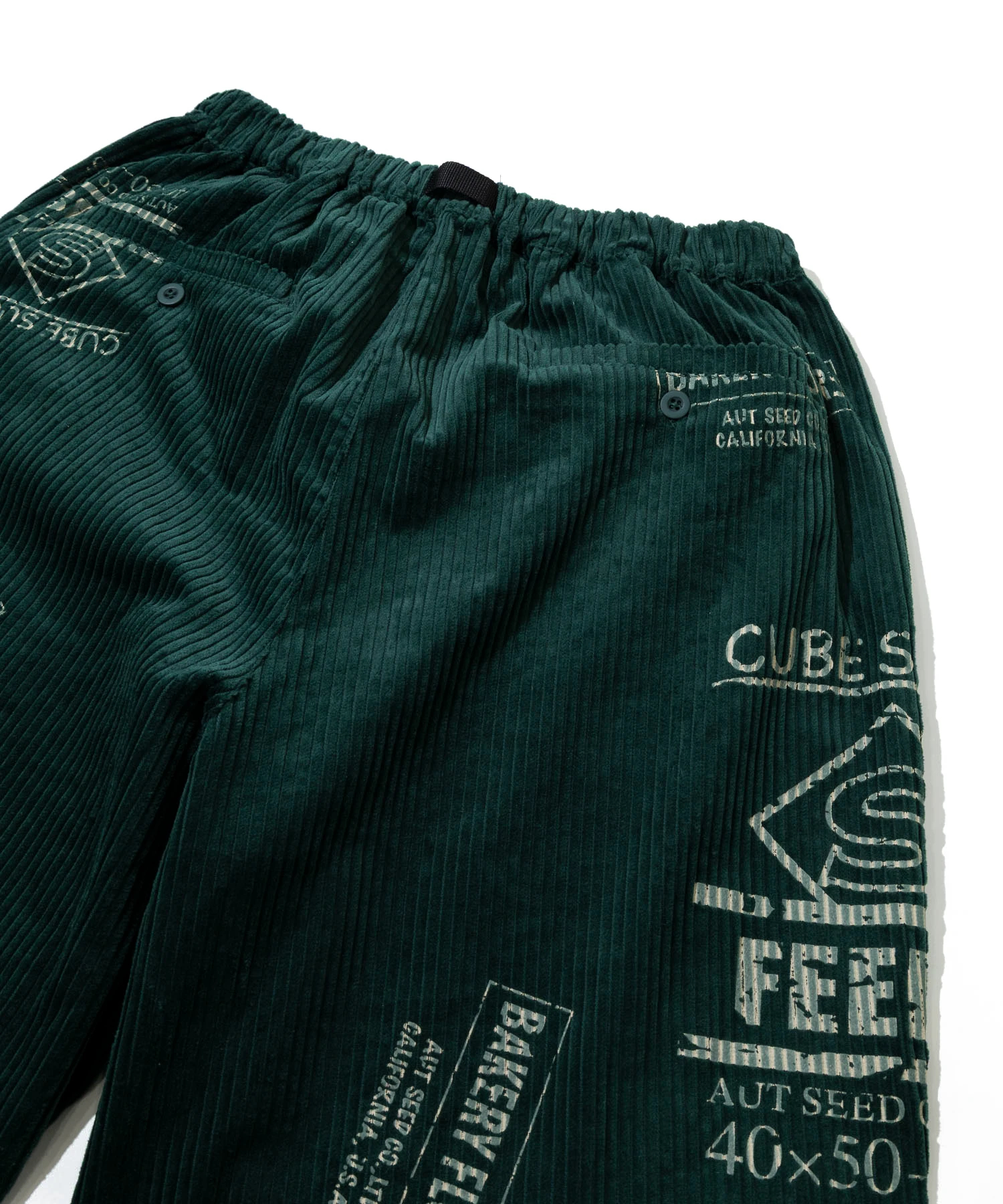 CUBE SUGAR/キューブシュガー 6Wコーデュロイプリントパンツ (WOMENS