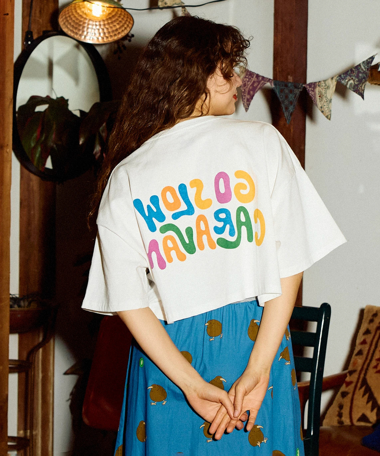 go slow caravan(ゴースローキャラバン) |USA/C BIGショートTEE (WOMENS)