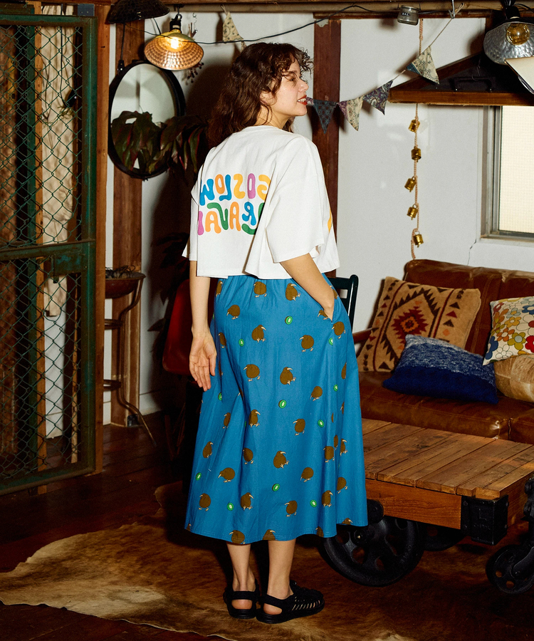 go slow caravan(ゴースローキャラバン) |USA/C BIGショートTEE (WOMENS)