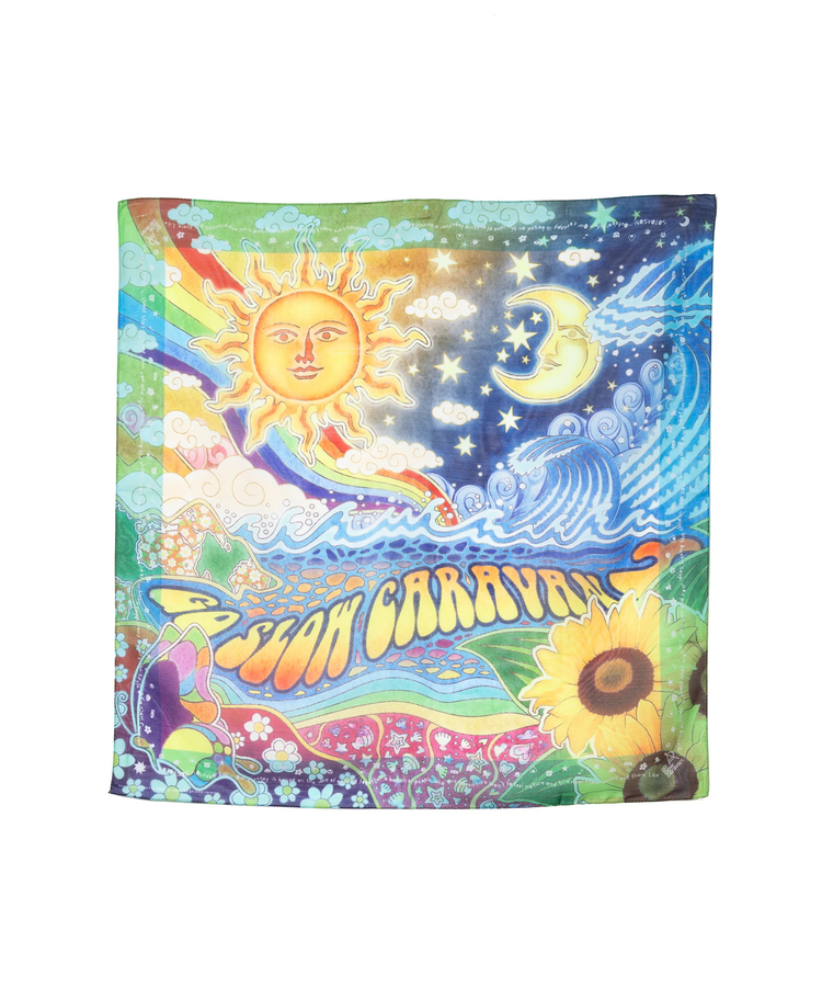 go slow caravan(ゴースローキャラバン) |フローティングジョーゼット スカーフ