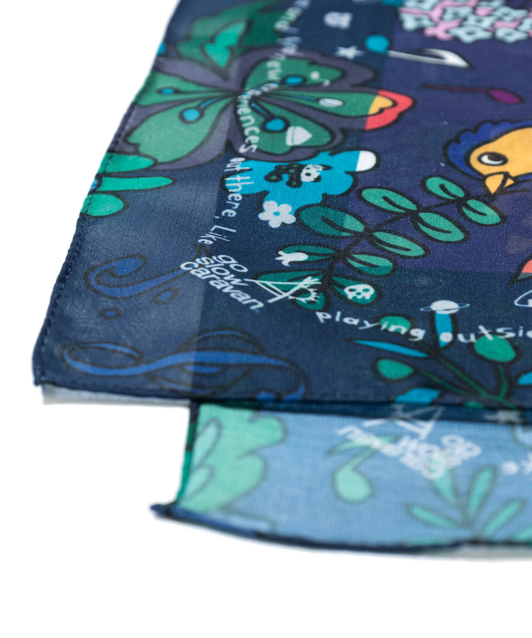 go slow caravan(ゴースローキャラバン) |フローティングジョーゼット スカーフ