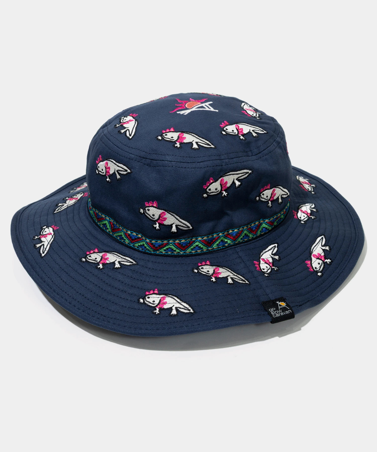 go slow caravan(ゴースローキャラバン) |ライトキャンバス総刺繍キャンパーハット