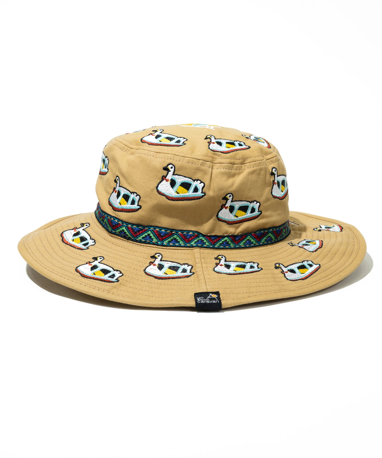 go slow caravan(ゴースローキャラバン) |ライトキャンバス総刺繍キャンパーハット