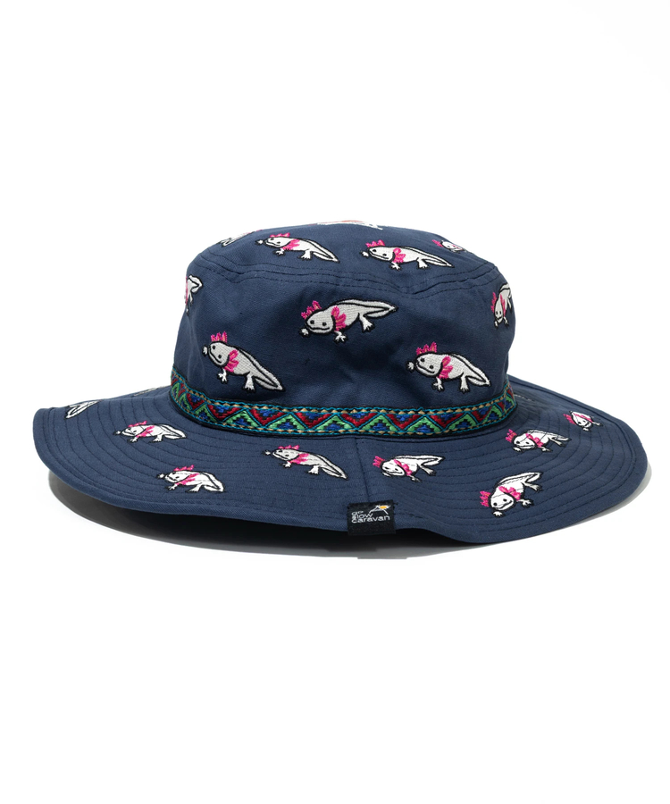 go slow caravan(ゴースローキャラバン) |ライトキャンバス総刺繍キャンパーハット