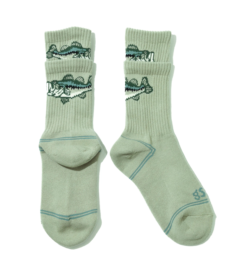 go slow caravan(ゴースローキャラバン) |パイルジャガード レイヤードリブクルーソックス (MENS/WOMENS)