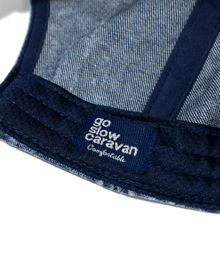 go slow caravan(ゴースローキャラバン) |gワッペンデニム ヴィンテージフェードBBキャップ