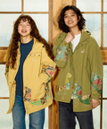 go slow caravan(ゴースローキャラバン) |ウェザークロスパネル刺繍フィールドコート (MENS/WOMENS)