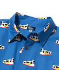 go slow caravan(ゴースローキャラバン) |40/-ブロード総柄プリントR/Gシャツ (MENS/WOMENS)