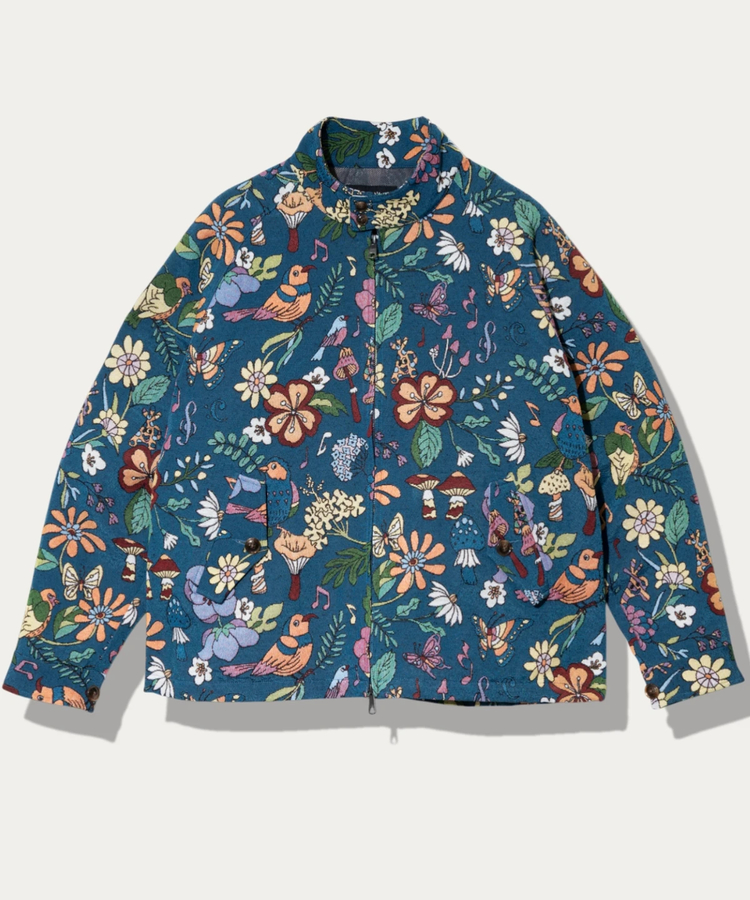 go slow caravan(ゴースローキャラバン) |ゴブランハッピーフラワーハリントンJKT (MENS)