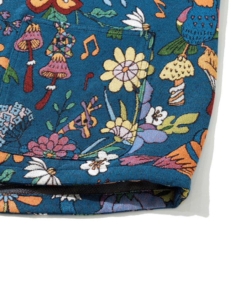 go slow caravan(ゴースローキャラバン) |ゴブランハッピーフラワーベスト (MENS)