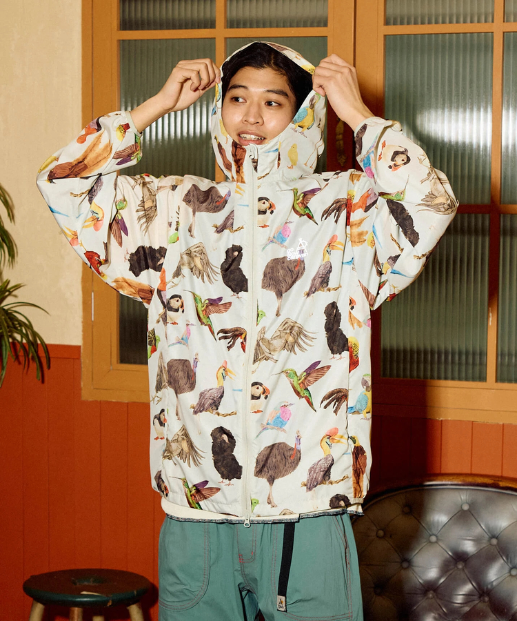 go slow caravan(ゴースローキャラバン) |マイクロリップ目立っちゃぶるパーカーJKT (MENS)