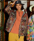 go slow caravan(ゴースローキャラバン) |総柄プリントメッシュ防蚊加工パーカーJKT (MENS)