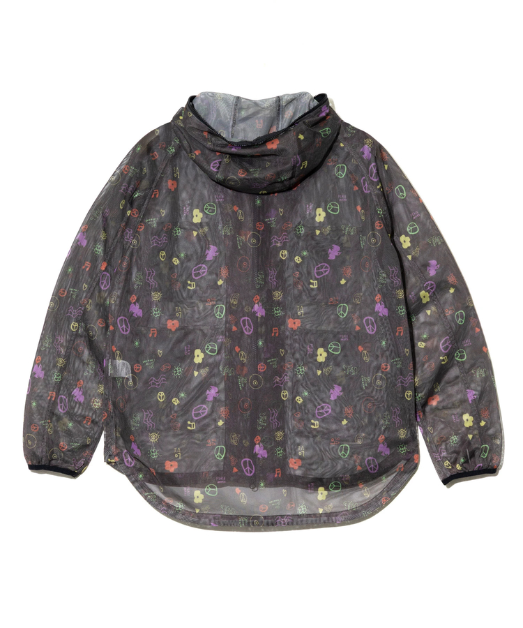 go slow caravan(ゴースローキャラバン) |総柄プリントメッシュ防蚊加工パーカーJKT (MENS)