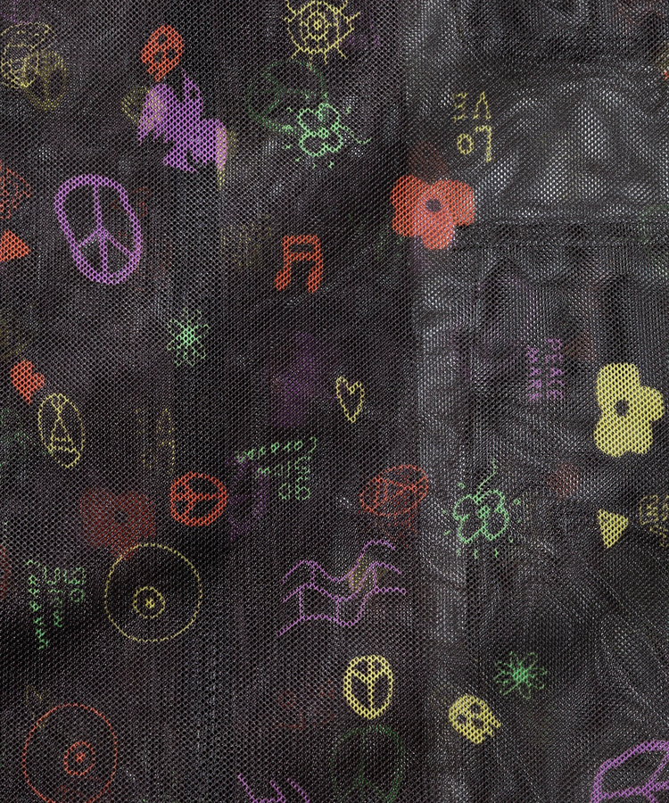 go slow caravan(ゴースローキャラバン) |総柄プリントメッシュ防蚊加工パーカーJKT (MENS)