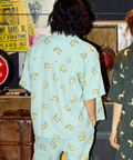 go slow caravan(ゴースローキャラバン) |ブッチャー総柄プリントS/Sシャツ (MENS/WOMENS)