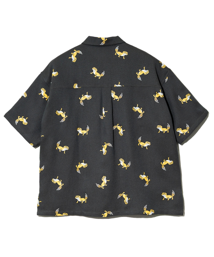 go slow caravan(ゴースローキャラバン) |ブッチャー総柄プリントS/Sシャツ (MENS/WOMENS)