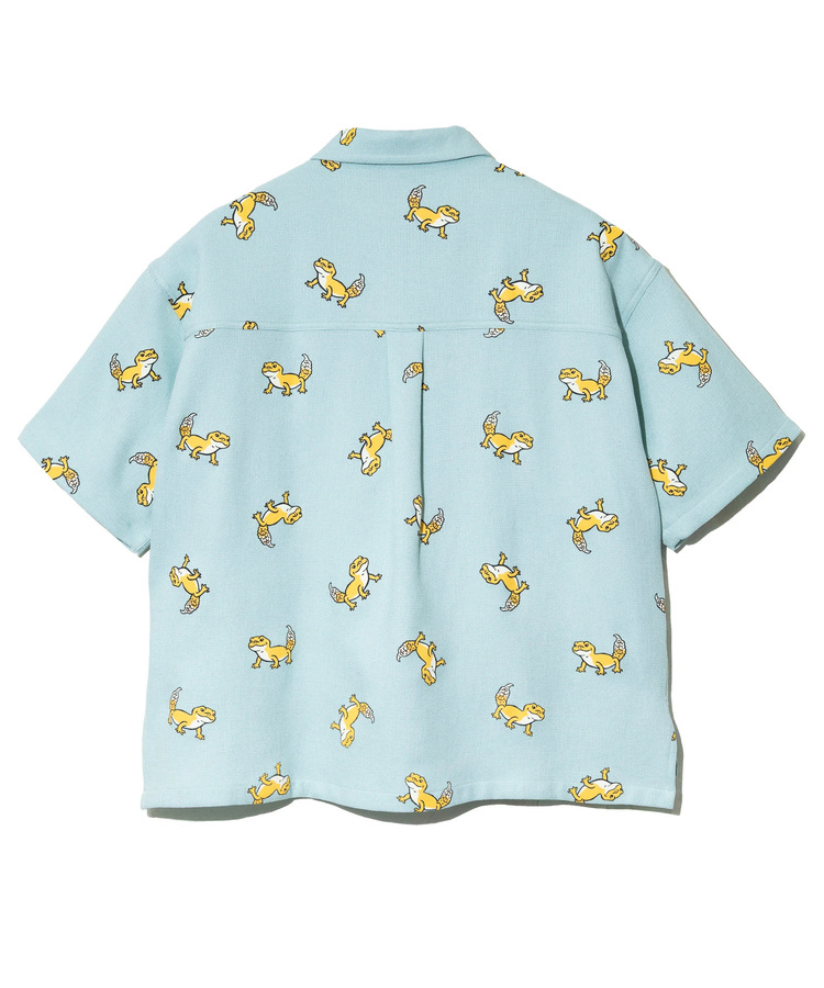 go slow caravan(ゴースローキャラバン) |ブッチャー総柄プリントS/Sシャツ (MENS/WOMENS)