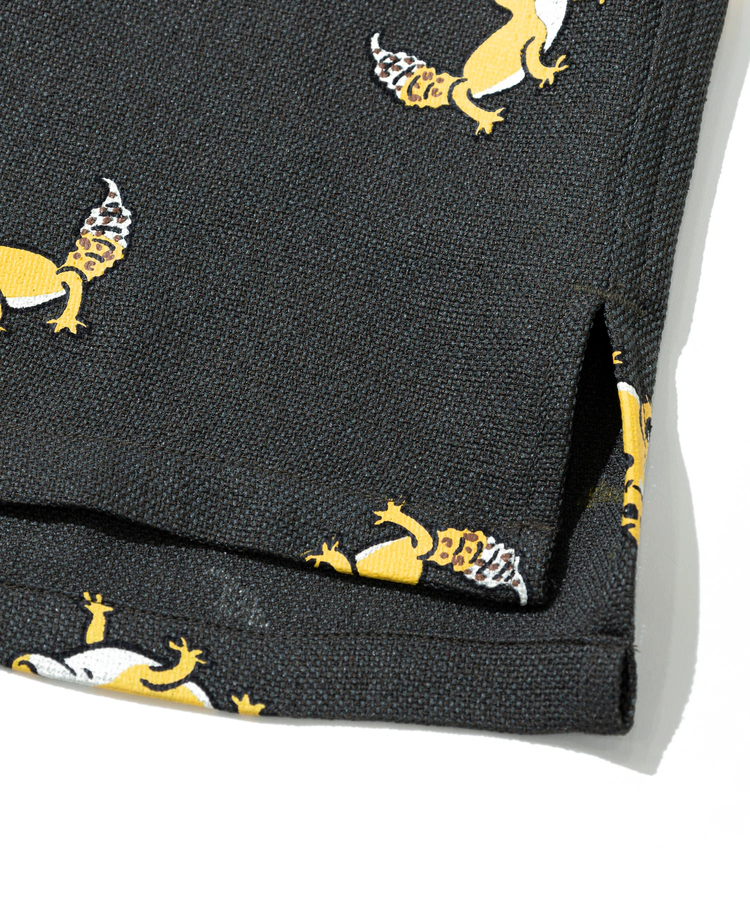 go slow caravan(ゴースローキャラバン) |ブッチャー総柄プリントS/Sシャツ (MENS/WOMENS)