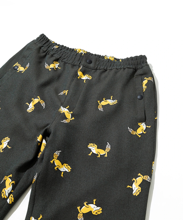 go slow caravan(ゴースローキャラバン) |ブッチャー総柄プリントイージーアンクルパンツ (MENS)