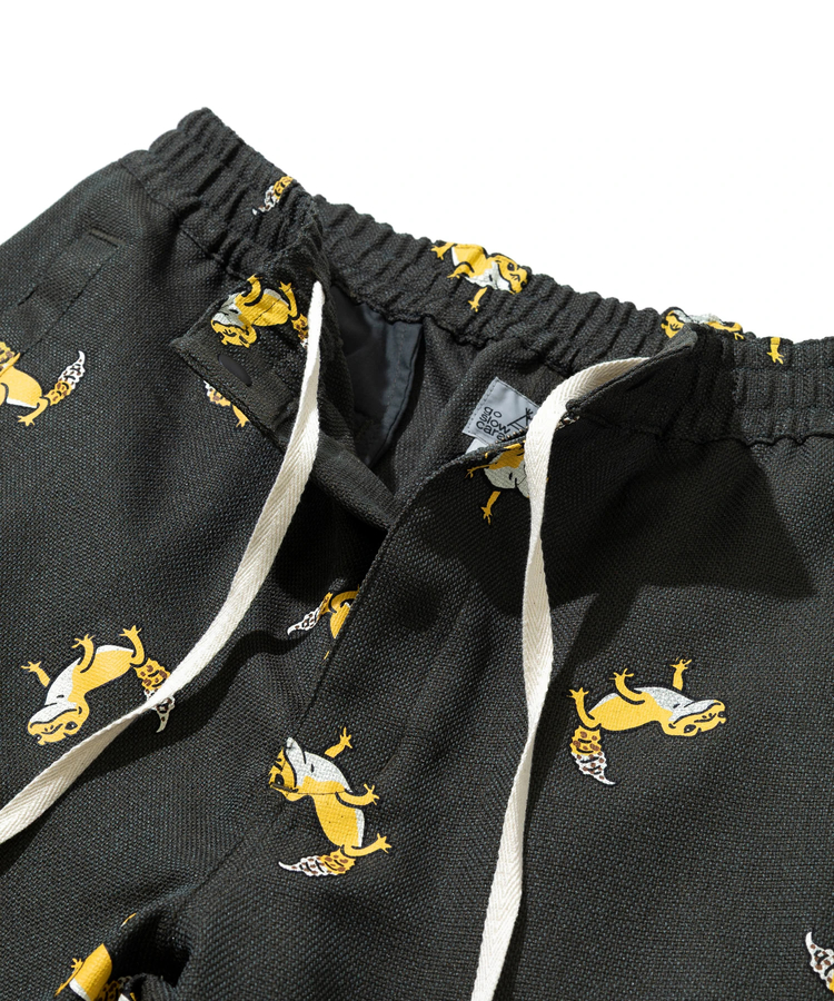 go slow caravan(ゴースローキャラバン) |ブッチャー総柄プリントイージーアンクルパンツ (MENS)