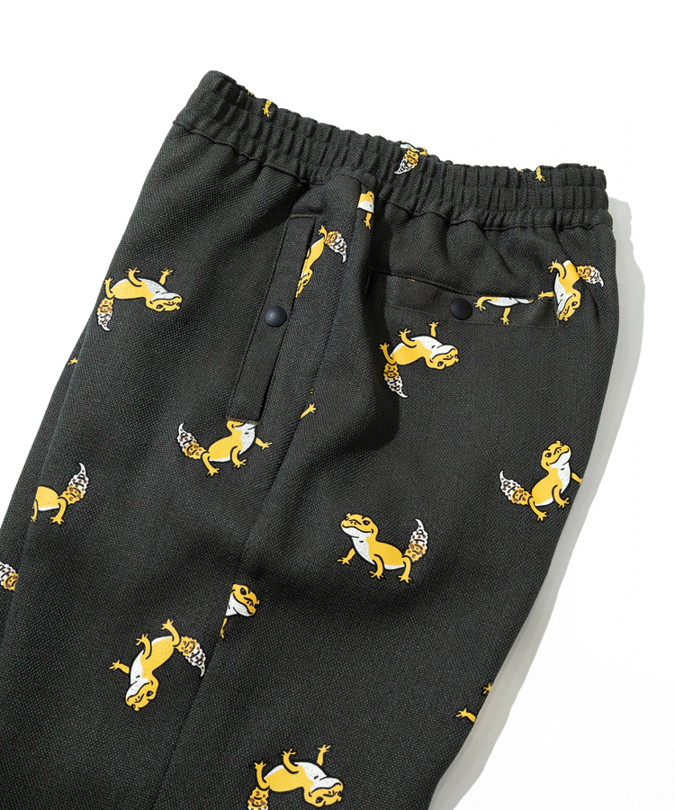 go slow caravan(ゴースローキャラバン) |ブッチャー総柄プリントイージーアンクルパンツ (MENS)