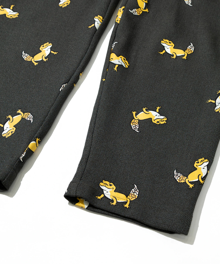 go slow caravan(ゴースローキャラバン) |ブッチャー総柄プリントイージーアンクルパンツ (MENS)