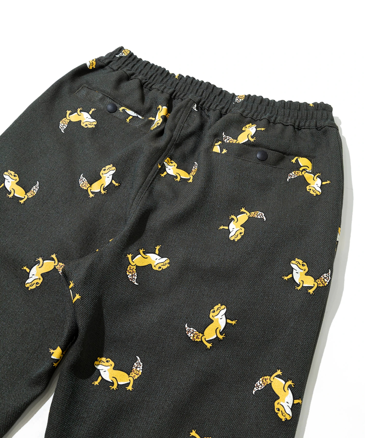 go slow caravan(ゴースローキャラバン) |ブッチャー総柄プリントイージーアンクルパンツ (MENS)