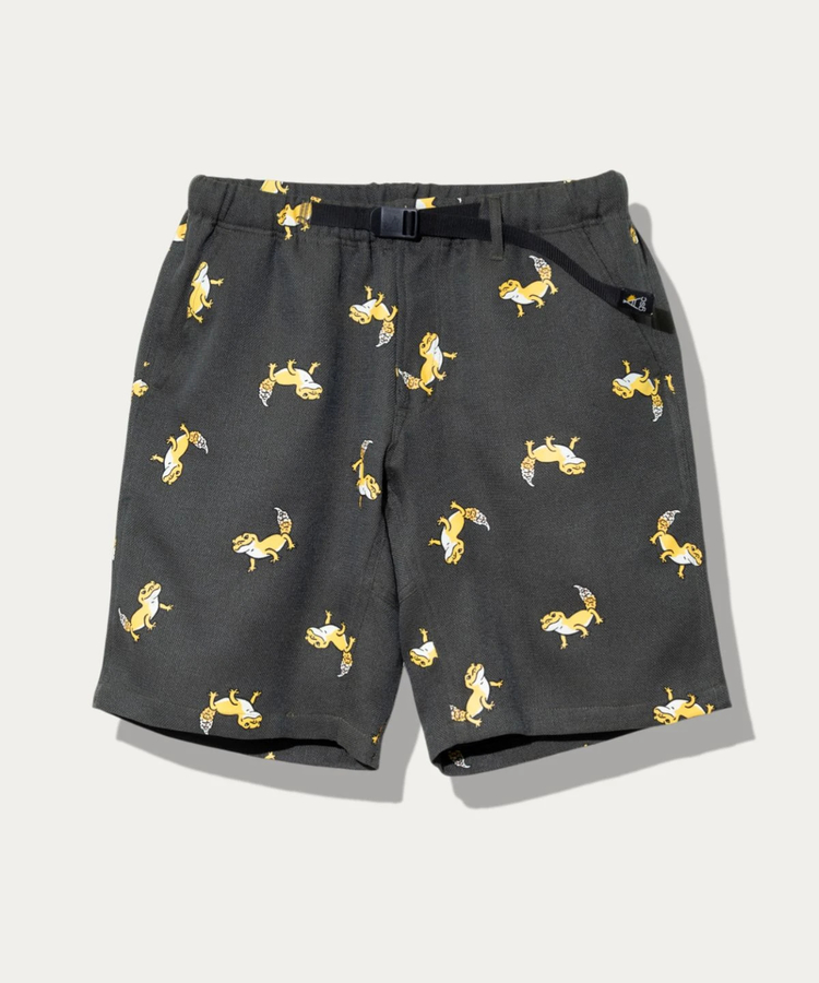go slow caravan(ゴースローキャラバン) |ブッチャー総柄プリントイージーショーツ (MENS)