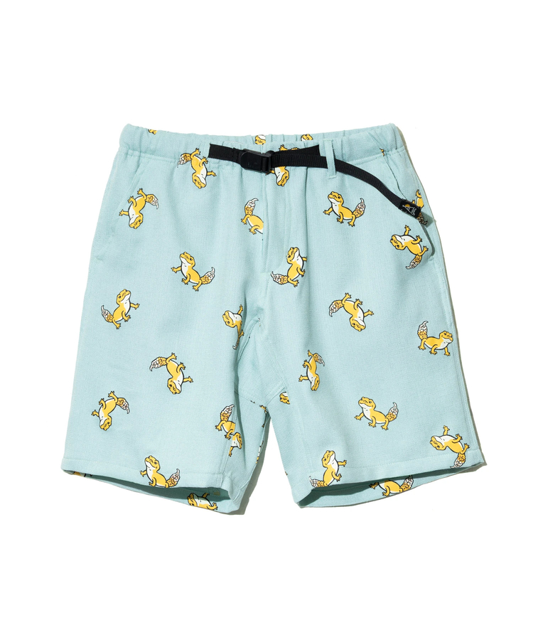 go slow caravan(ゴースローキャラバン) |ブッチャー総柄プリントイージーショーツ (MENS)