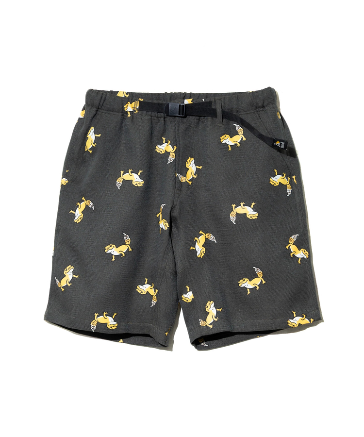 go slow caravan(ゴースローキャラバン) |ブッチャー総柄プリントイージーショーツ (MENS)