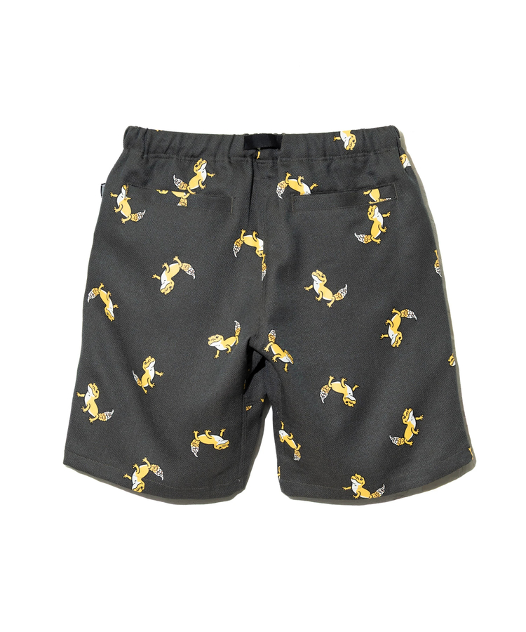 go slow caravan(ゴースローキャラバン) |ブッチャー総柄プリントイージーショーツ (MENS)