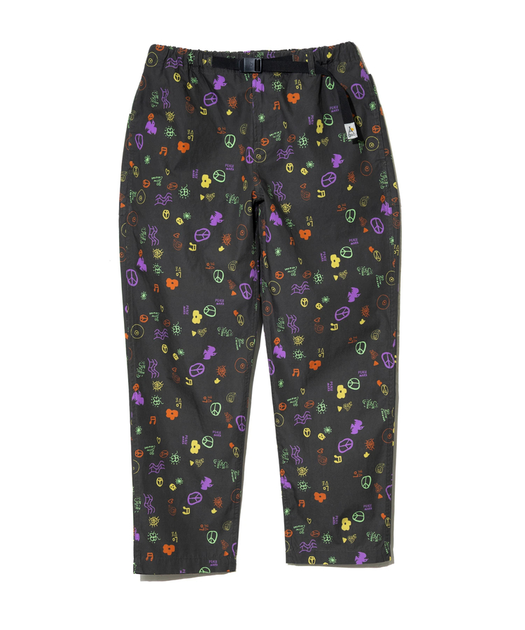 go slow caravan(ゴースローキャラバン) |タイプライター総柄プリントハイクパンツ (MENS)