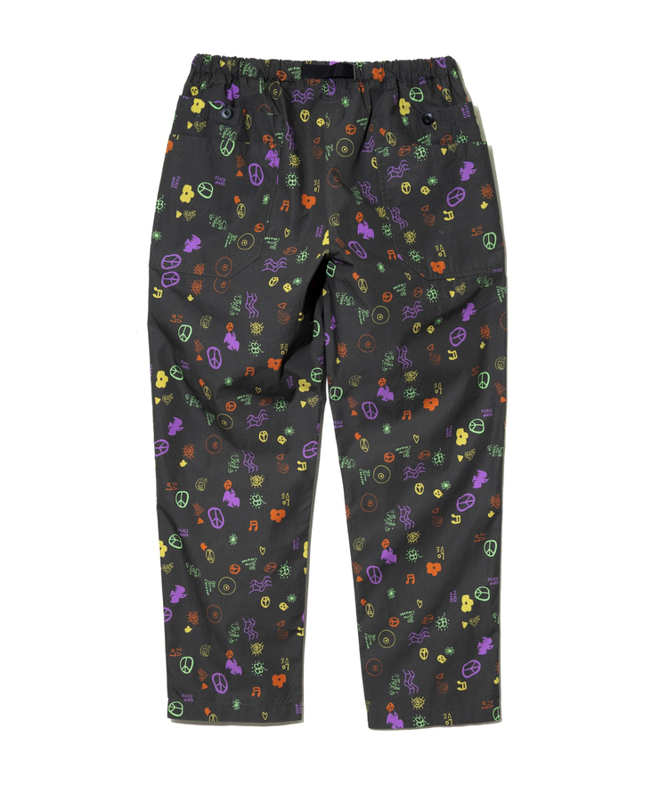 go slow caravan(ゴースローキャラバン) |タイプライター総柄プリントハイクパンツ (MENS)