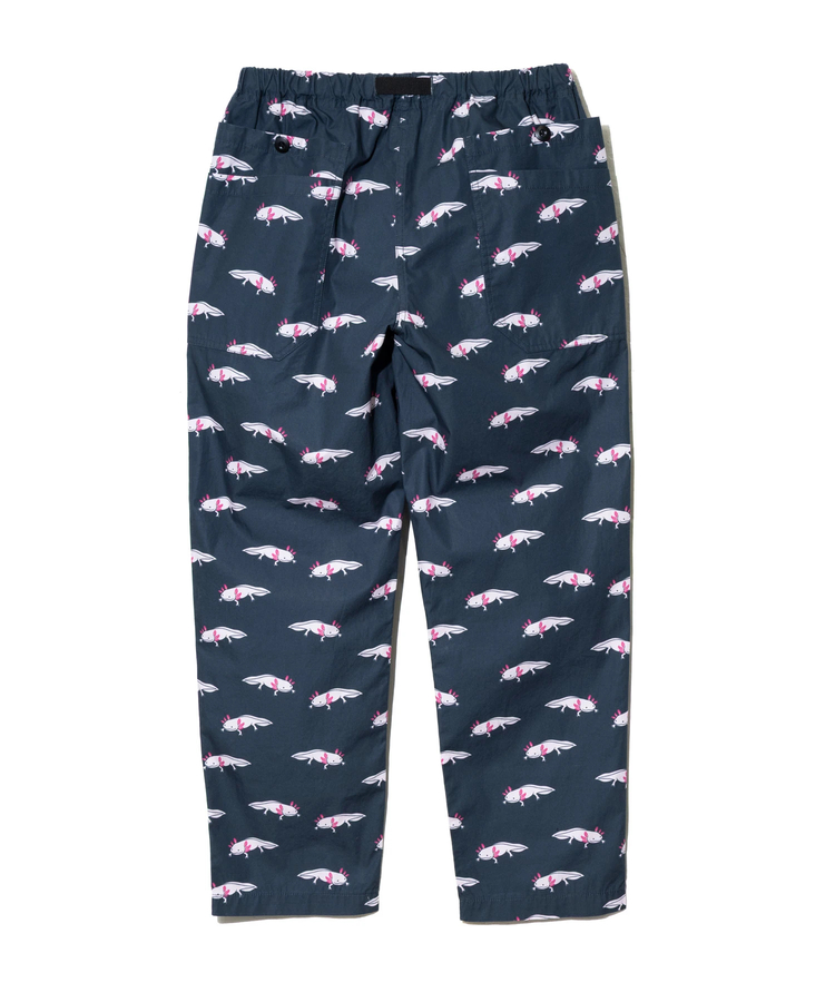 go slow caravan(ゴースローキャラバン) |タイプライター総柄プリントハイクパンツ (MENS)