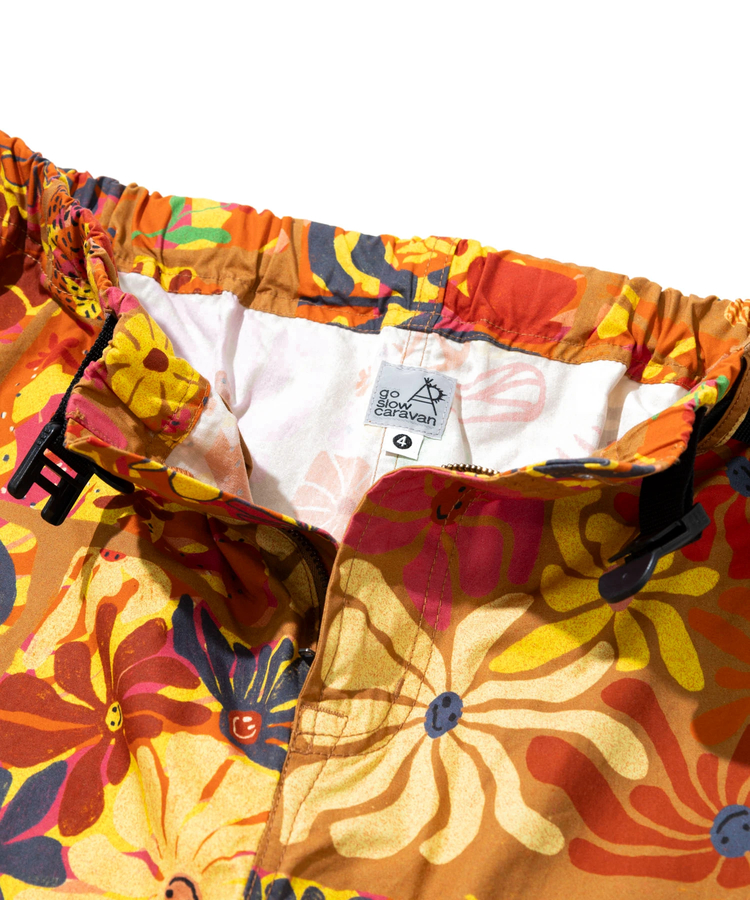 go slow caravan(ゴースローキャラバン) |タイプライター総柄プリントハイクパンツ (MENS)