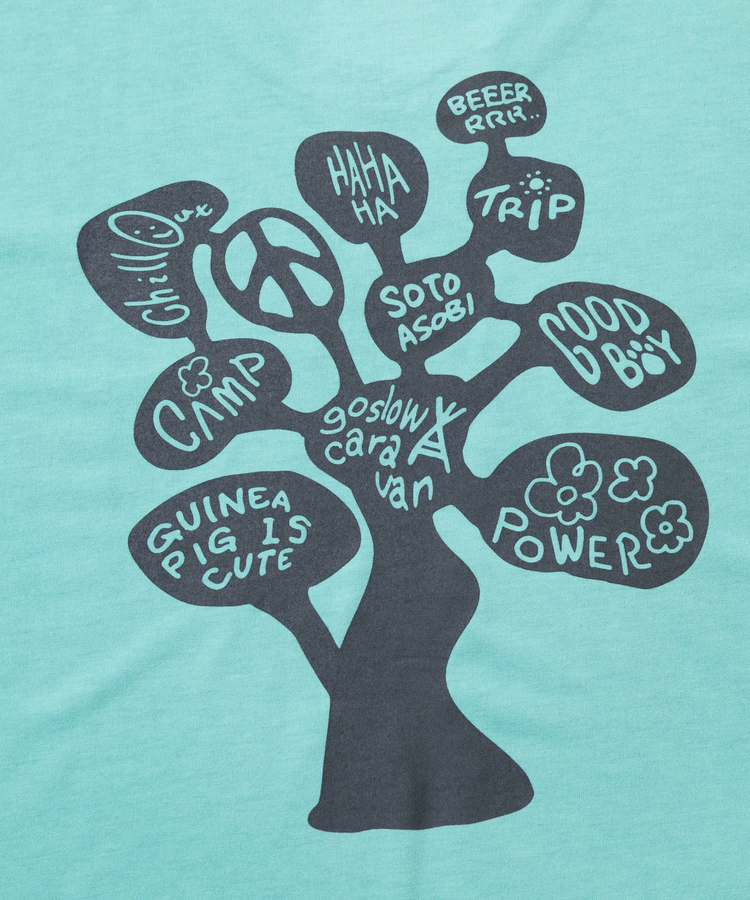 go slow caravan(ゴースローキャラバン) |Drymix TREE TEE (MENS)