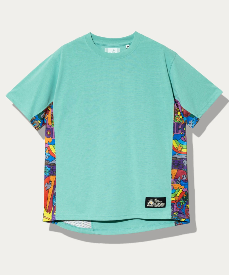 go slow caravan(ゴースローキャラバン) |Drymix サイケ切替アクティビ TEE (MENS)