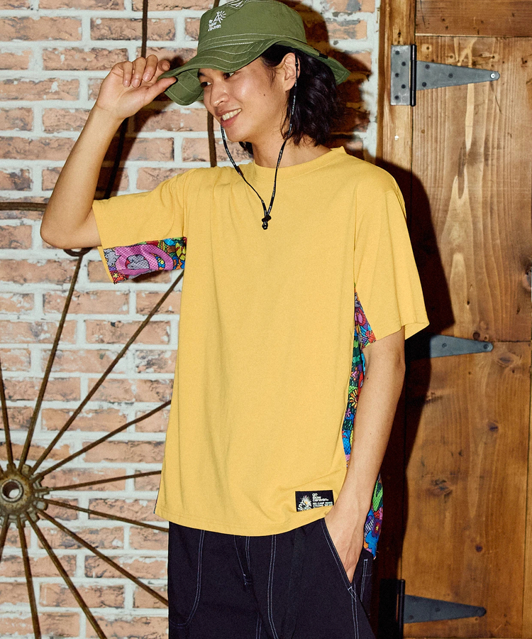 go slow caravan(ゴースローキャラバン) |Drymix サイケ切替アクティビ TEE (MENS)
