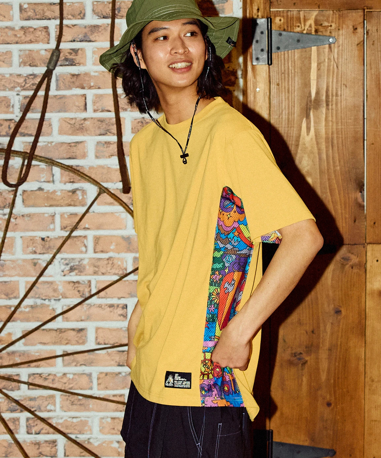 go slow caravan(ゴースローキャラバン) |Drymix サイケ切替アクティビ TEE (MENS)