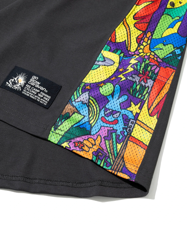go slow caravan(ゴースローキャラバン) |Drymix サイケ切替アクティビ TEE (MENS)