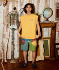 go slow caravan(ゴースローキャラバン) |Drymix ペイズリー ノースリーブ BIG TEE (MENS)