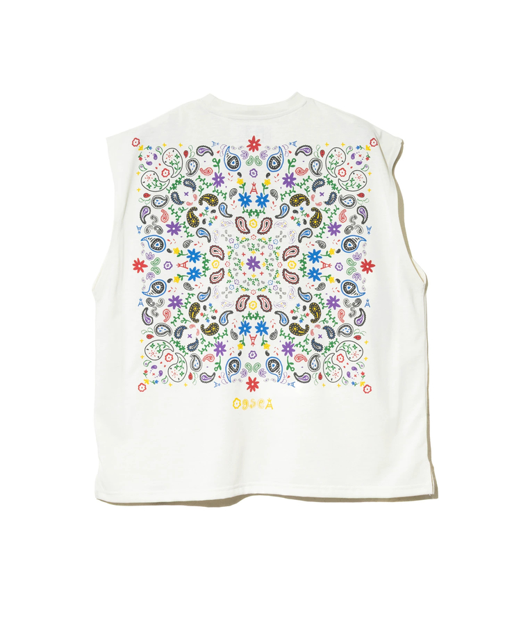 go slow caravan(ゴースローキャラバン) |Drymix ペイズリー ノースリーブ BIG TEE (MENS)