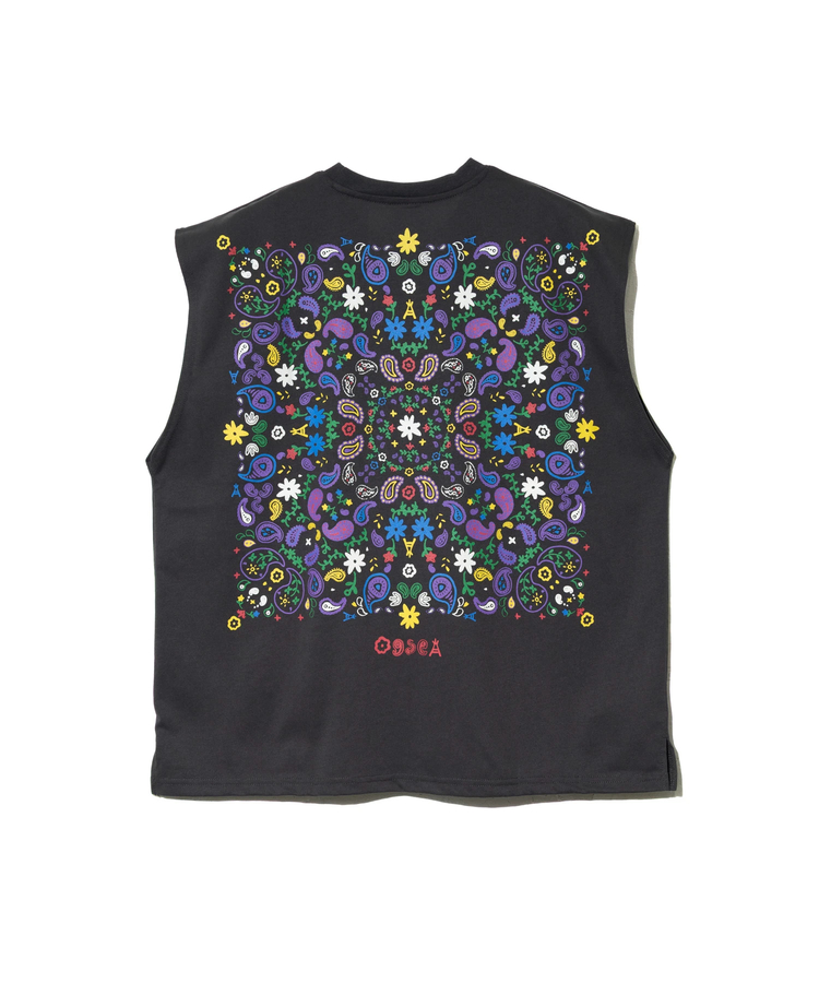 go slow caravan(ゴースローキャラバン) |Drymix ペイズリー ノースリーブ BIG TEE (MENS)