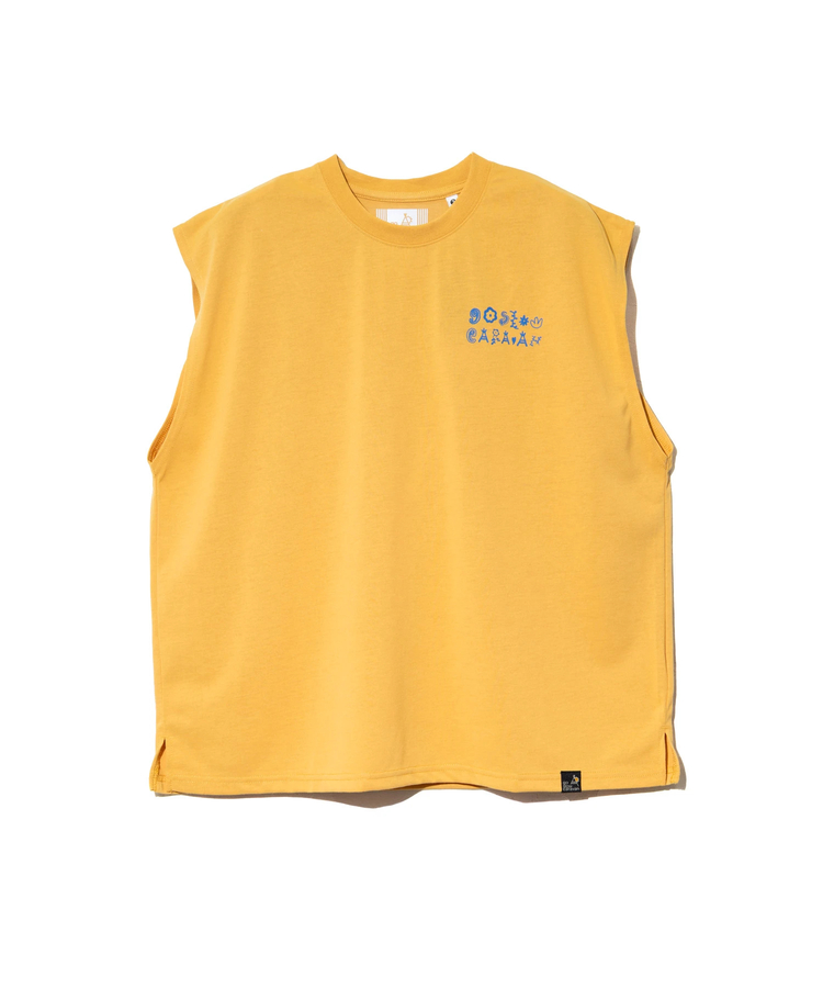 go slow caravan(ゴースローキャラバン) |Drymix ペイズリー ノースリーブ BIG TEE (MENS)